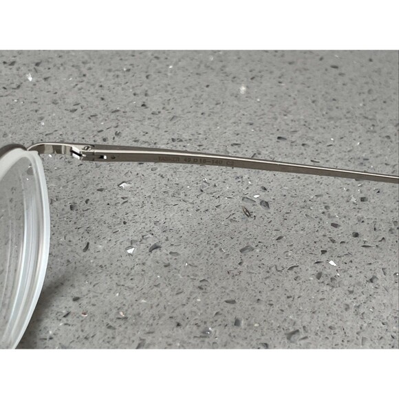 Eyebuydirect Tasker Silver 49-16-140 C2 Aviator Eyeglasses FRAMES ONLY full rim - Picture 4 of 5